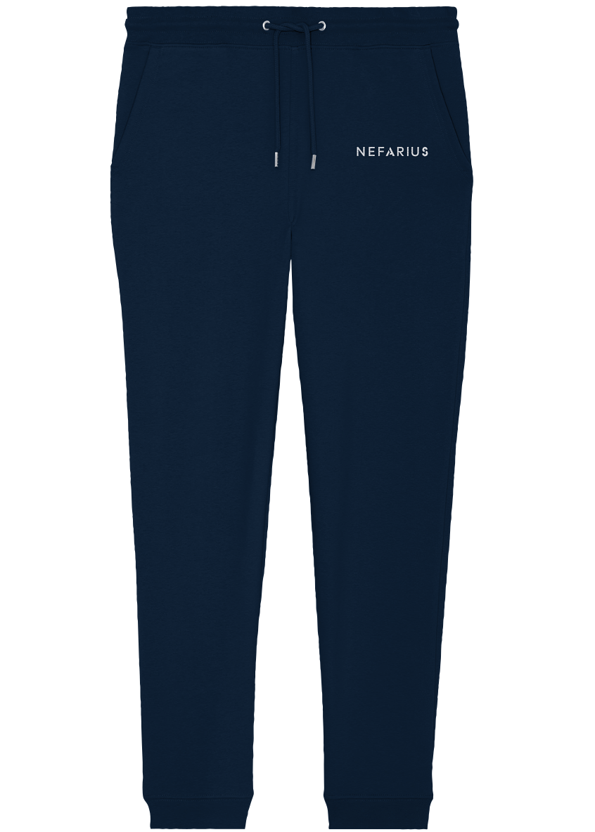 Jogger Pants Navy aus Bio-Baumwolle – Nachhaltige Mode von Nefarius