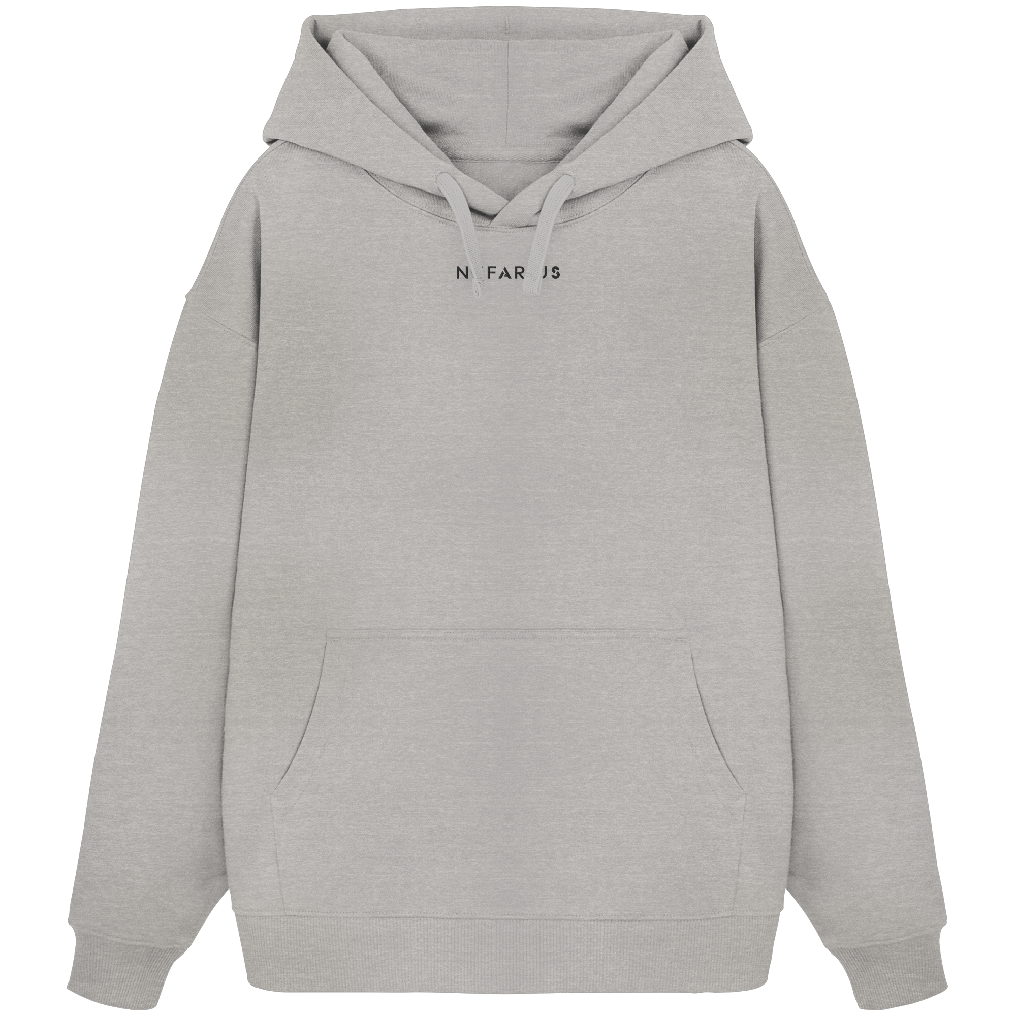 Oversize Hoodie in Grau aus Bio-Baumwolle – Nachhaltige Mode von Nefarius