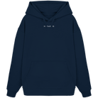 Oversize Navy Hoodie aus Bio-Baumwolle – Nachhaltige Mode von Nefarius