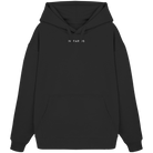 Oversize Schwarz Hoodie aus Bio-Baumwolle – Nachhaltige Mode von Nefarius